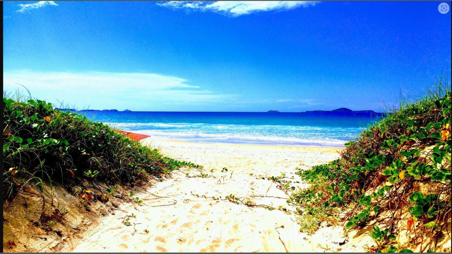 Casa Temporada De Frente Para A Praia Do Pero Cabo Frio Exterior foto